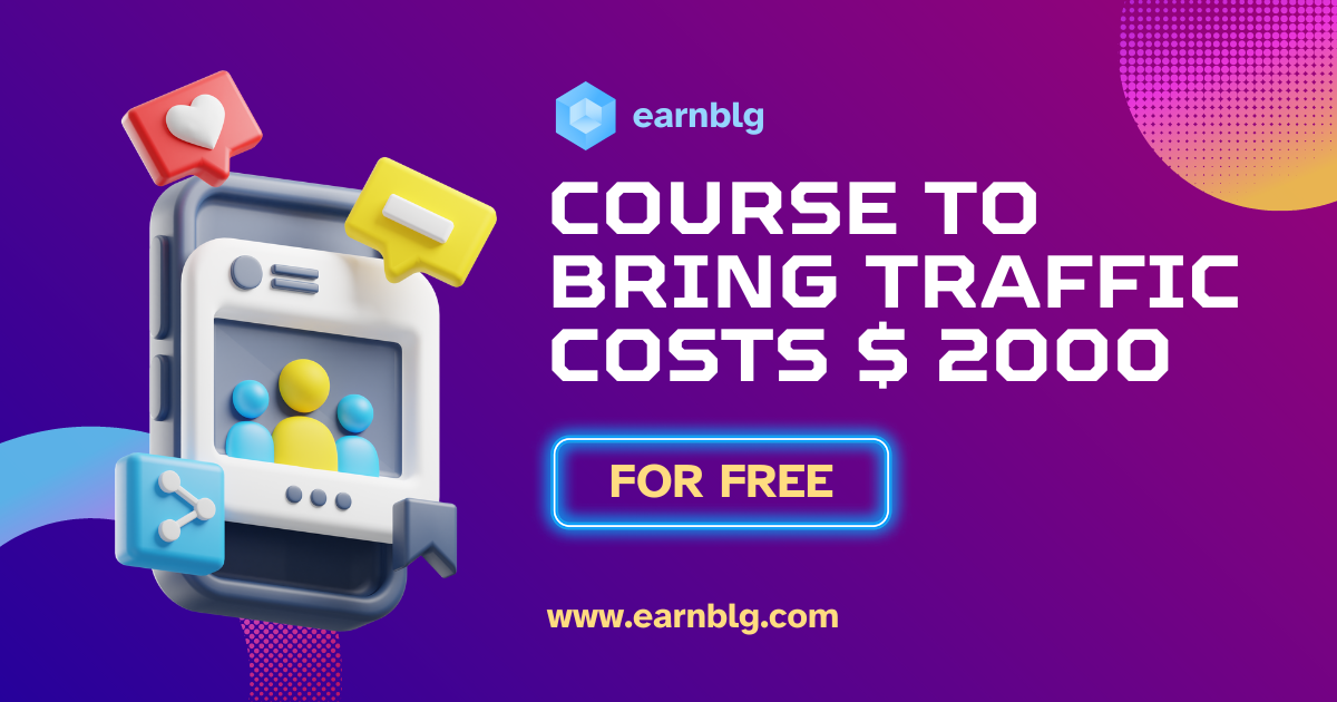 A course to bring traffic costs 2000 in your hands for free