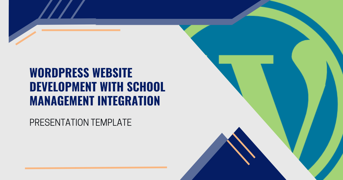 WordPress Website Development with School Management Integration